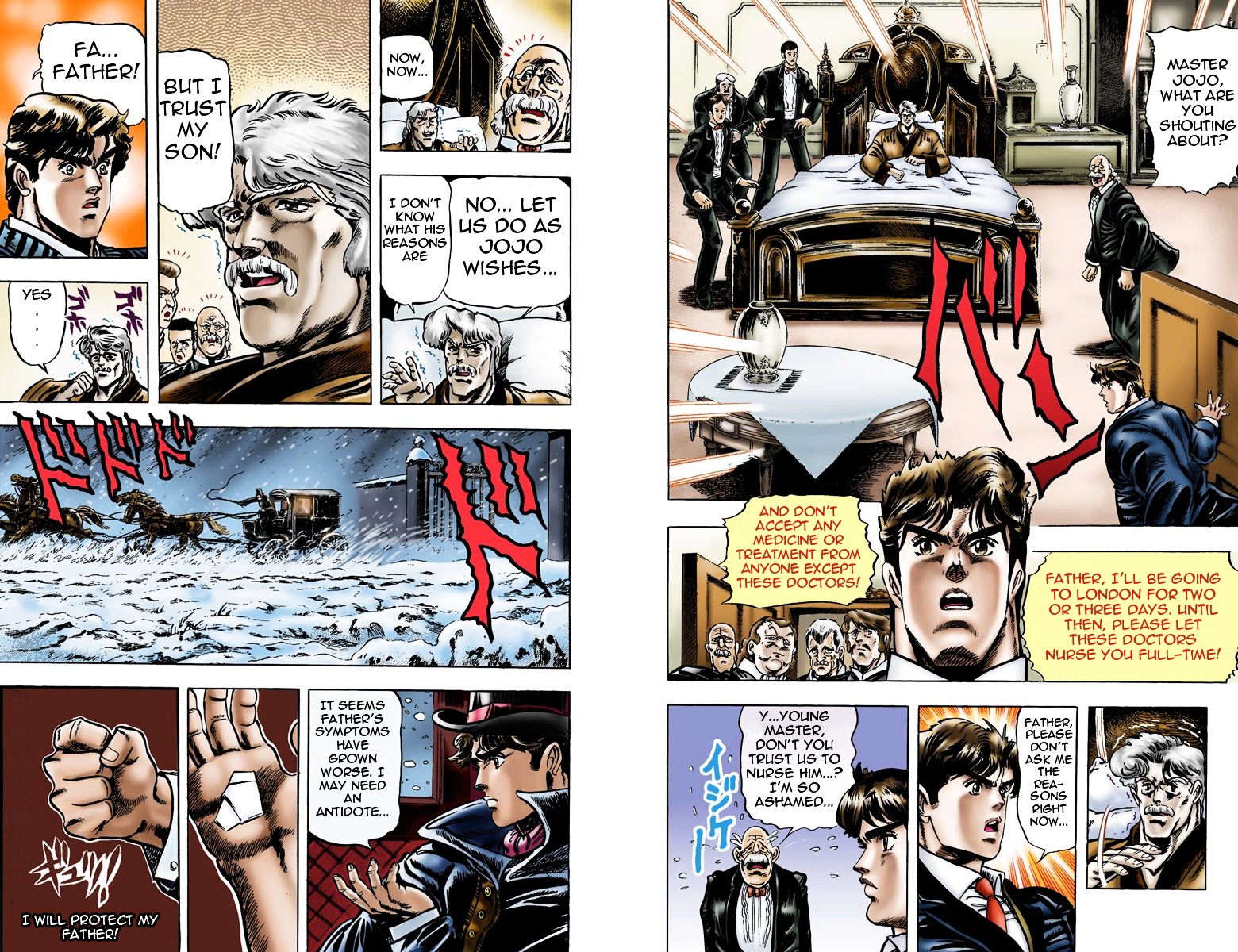 Phantom Blood - Vol.1 Chapter 8 V2 : The Battle On Ogre Street (Official Color Scans)