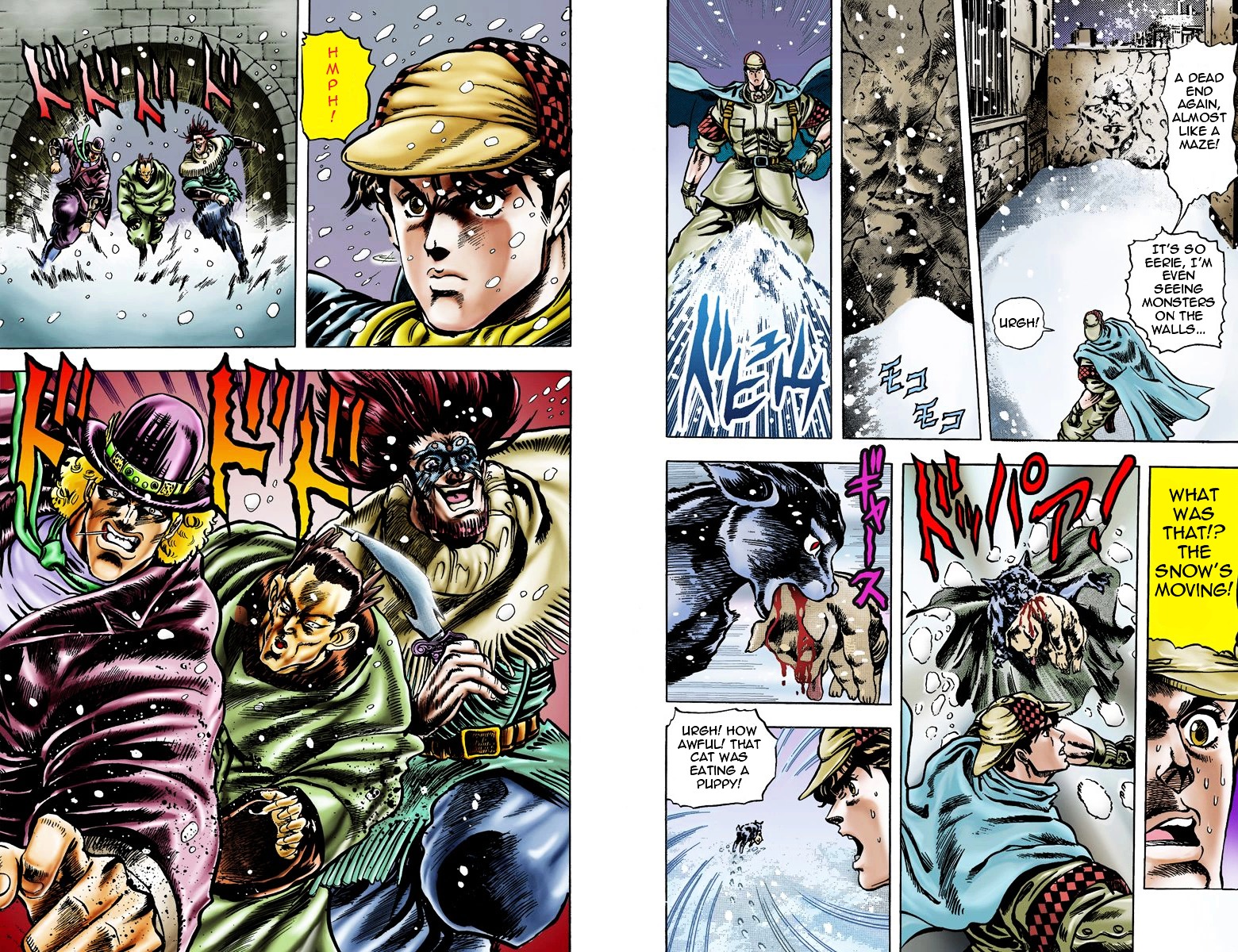 Phantom Blood - Vol.1 Chapter 8 V2 : The Battle On Ogre Street (Official Color Scans)