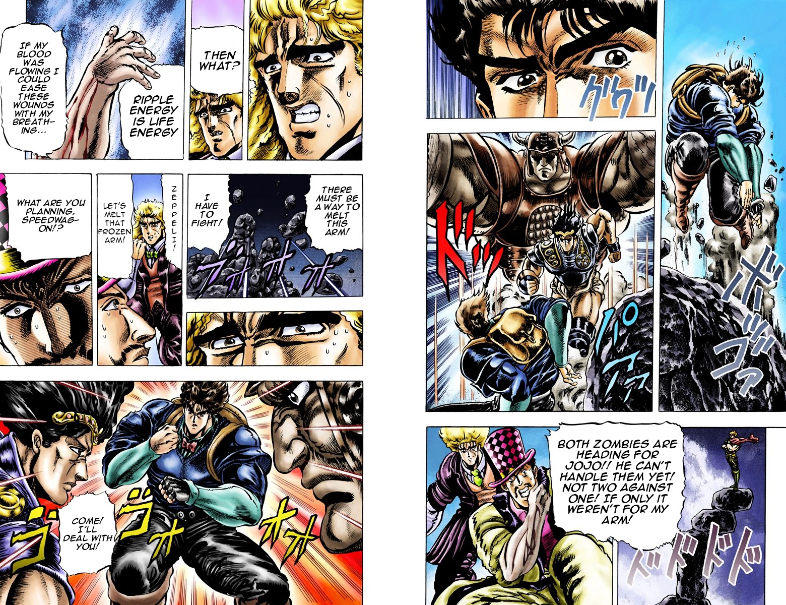 Phantom Blood - Vol.3 Chapter 26 V2 : The Dark Knights (Official Color Scans)