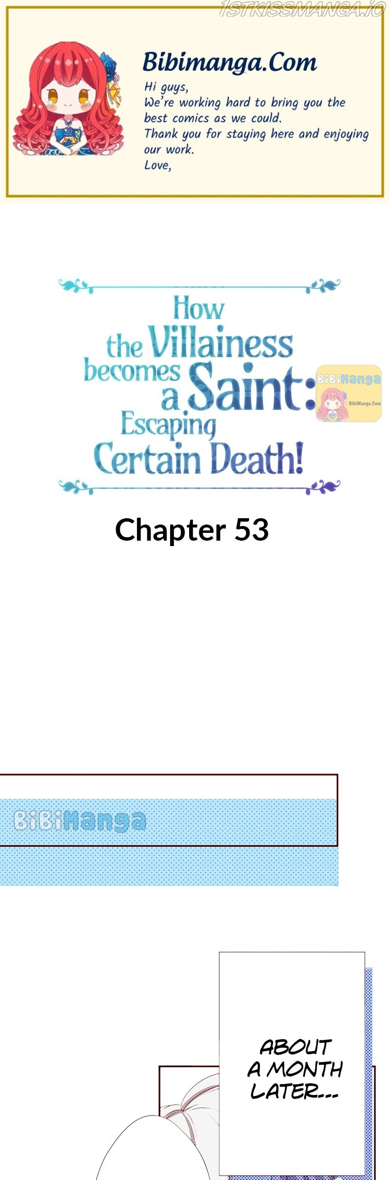 How The Villainess Becomes A Saint: Escaping Certain Death! - Chapter 53