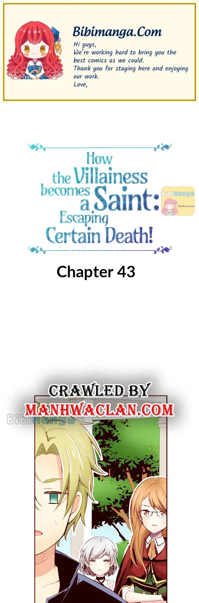 How The Villainess Becomes A Saint: Escaping Certain Death! - Chapter 43