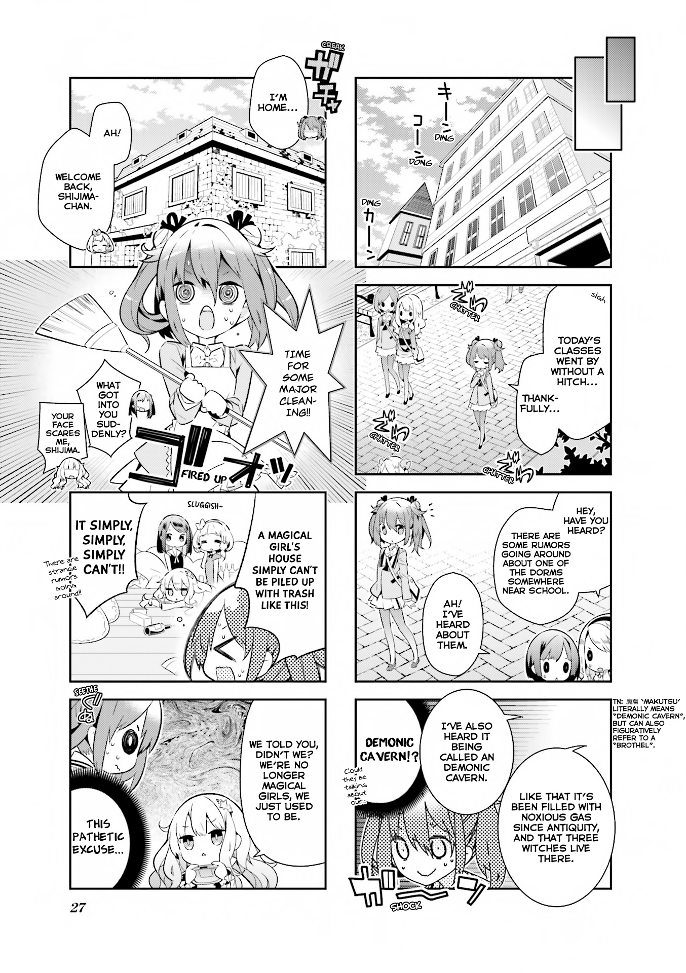 The Life After Retirement Of Magical Girls - Chapter 3: Love And Sadness During The Great Cleaning Wars