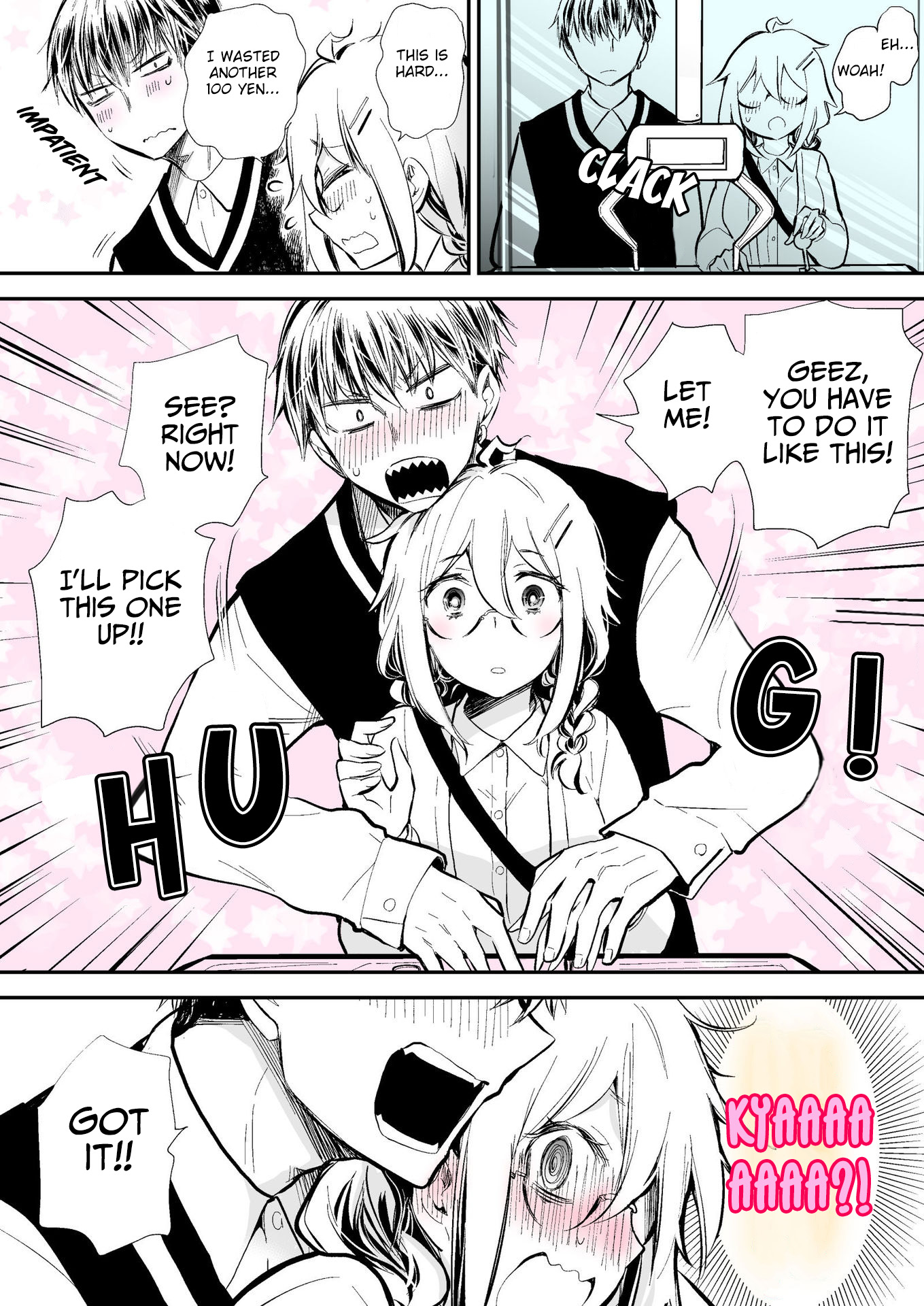 Blond Yankee And Punishment Game - Vol.1 Chapter 4: Getting Hugged By The Blonde Delinquent