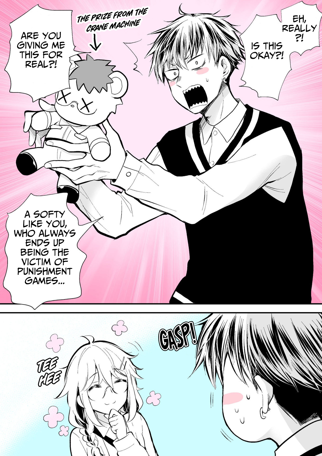 Blond Yankee And Punishment Game - Vol.1 Chapter 6: The Blonde Delinquent Was Given A Stuffed Bear