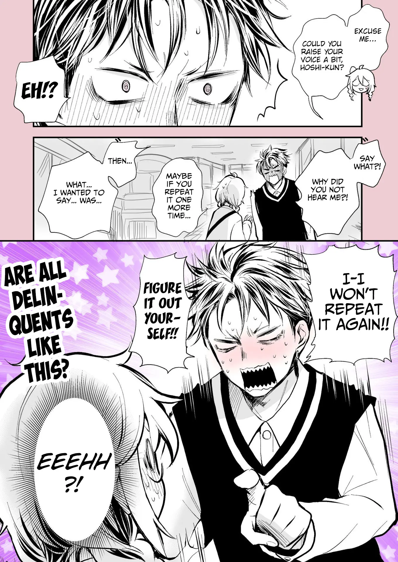 Blond Yankee And Punishment Game - Vol.2 Chapter 10: The Blonde Delinquent's Shyness