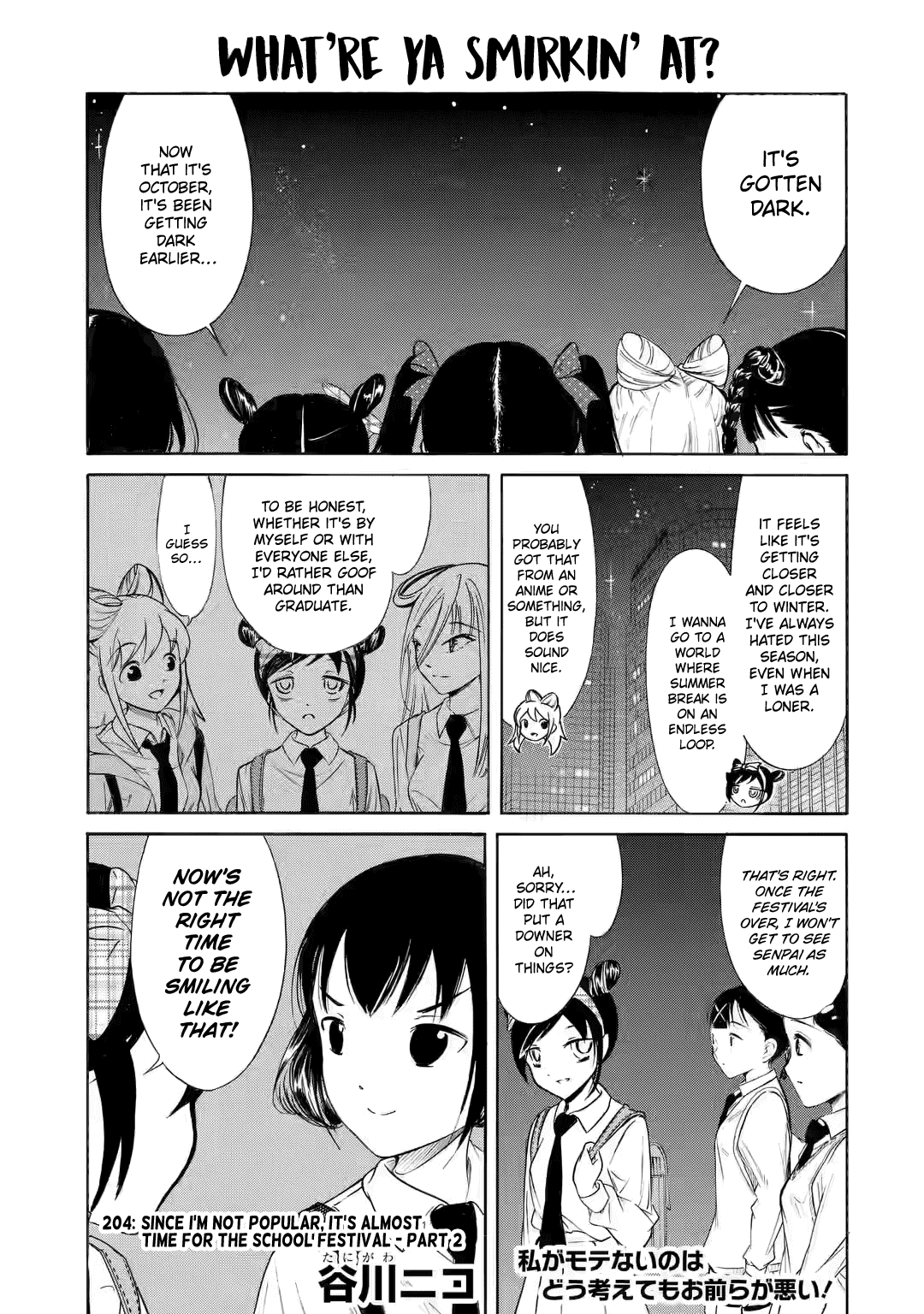 It's Not My Fault That I'm Not Popular! - Chapter 204.2: Since I'm Not Popular, It's Almost Time For The School Festival (Part 2)