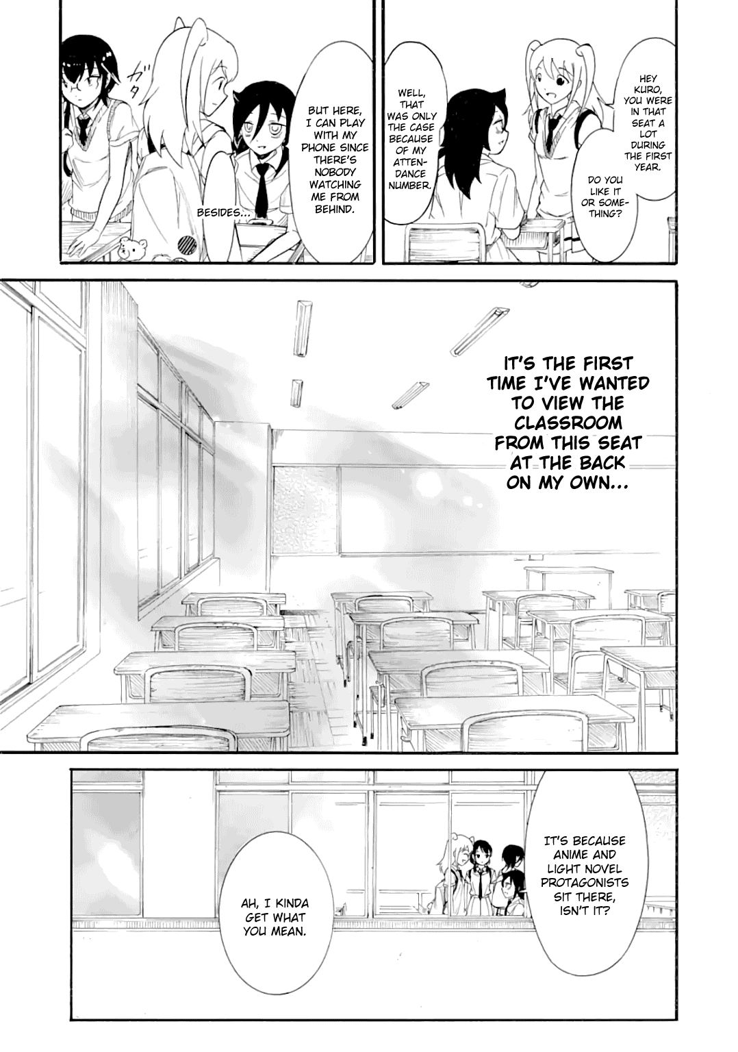 It's Not My Fault That I'm Not Popular! - Chapter 185: Since I'm Not Popular, I'll Freely Choose My Own Seat