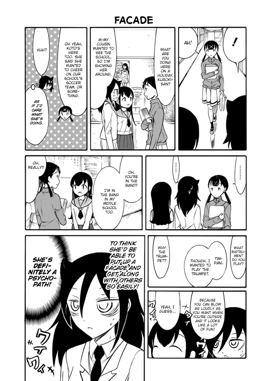 It's Not My Fault That I'm Not Popular! - Vol.14 Chapter 141: Because I'm Not Popular, I'll Go To School With Kii-Chan