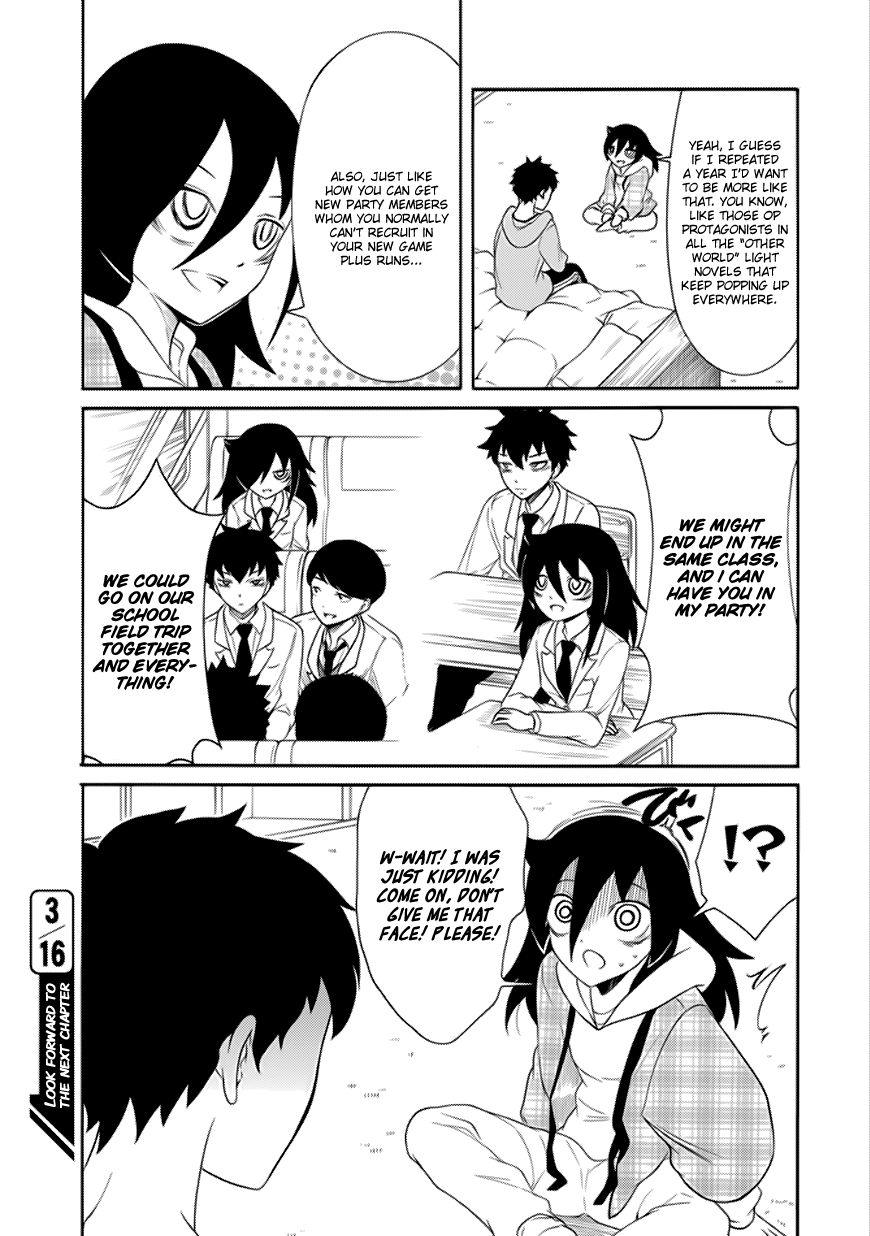 It's Not My Fault That I'm Not Popular! - Vol.12 Chapter 111: Because I'm Not Popular, I'll Imagine My New Game+