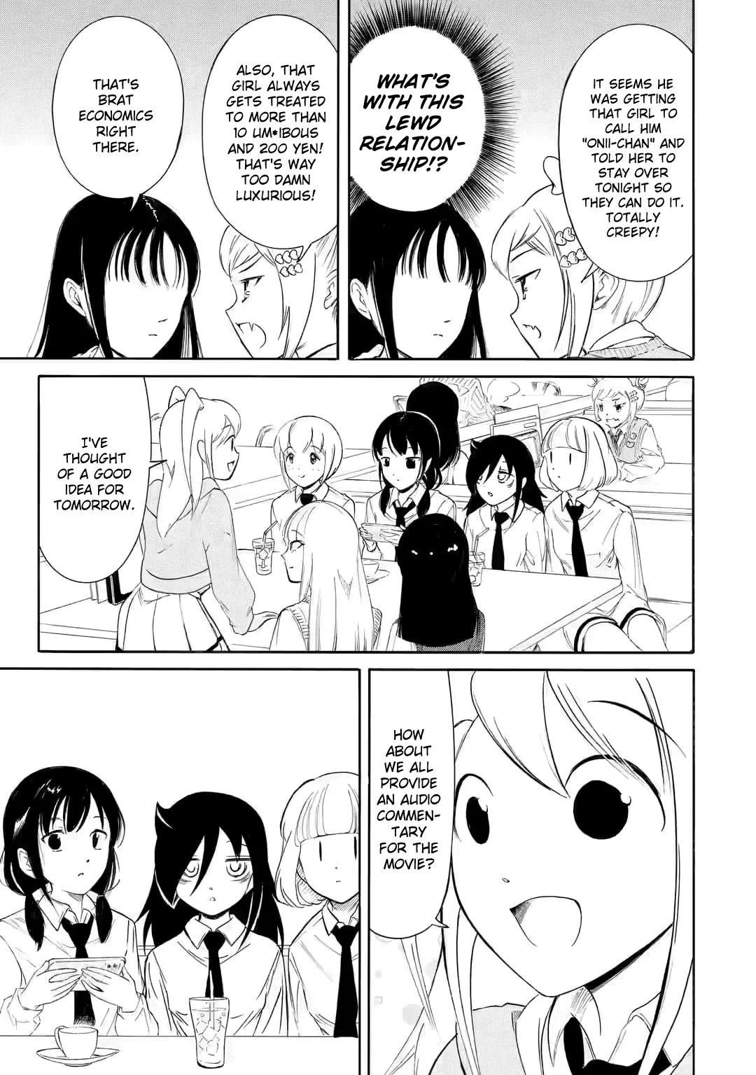 It's Not My Fault That I'm Not Popular! - Chapter 224.5: Watamote Ch224-3: Since I'm Not Popular, The First Day Of The School Festival Comes To An End (Part 3)