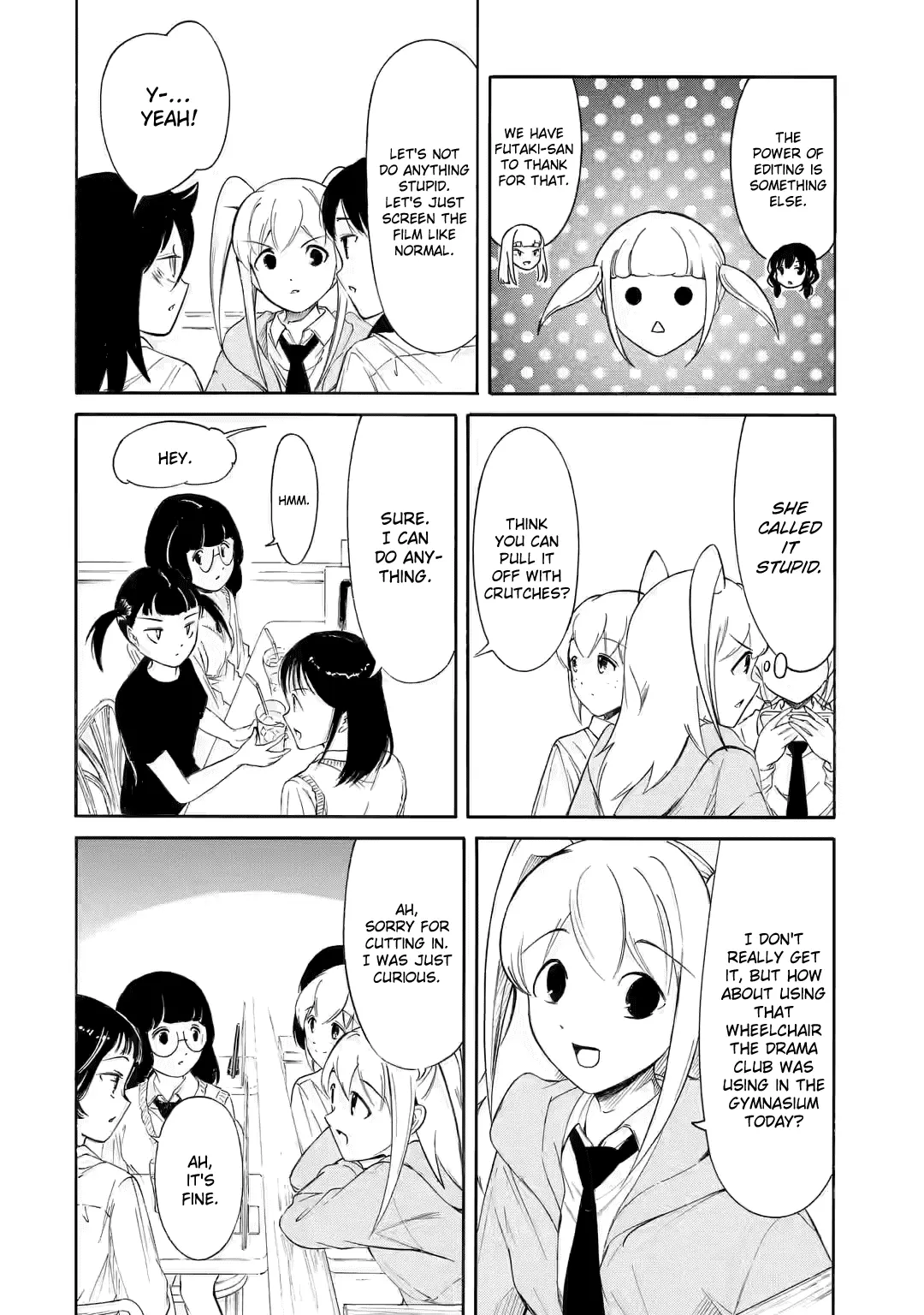 It's Not My Fault That I'm Not Popular! - Chapter 224.5: Watamote Ch224-3: Since I'm Not Popular, The First Day Of The School Festival Comes To An End (Part 3)