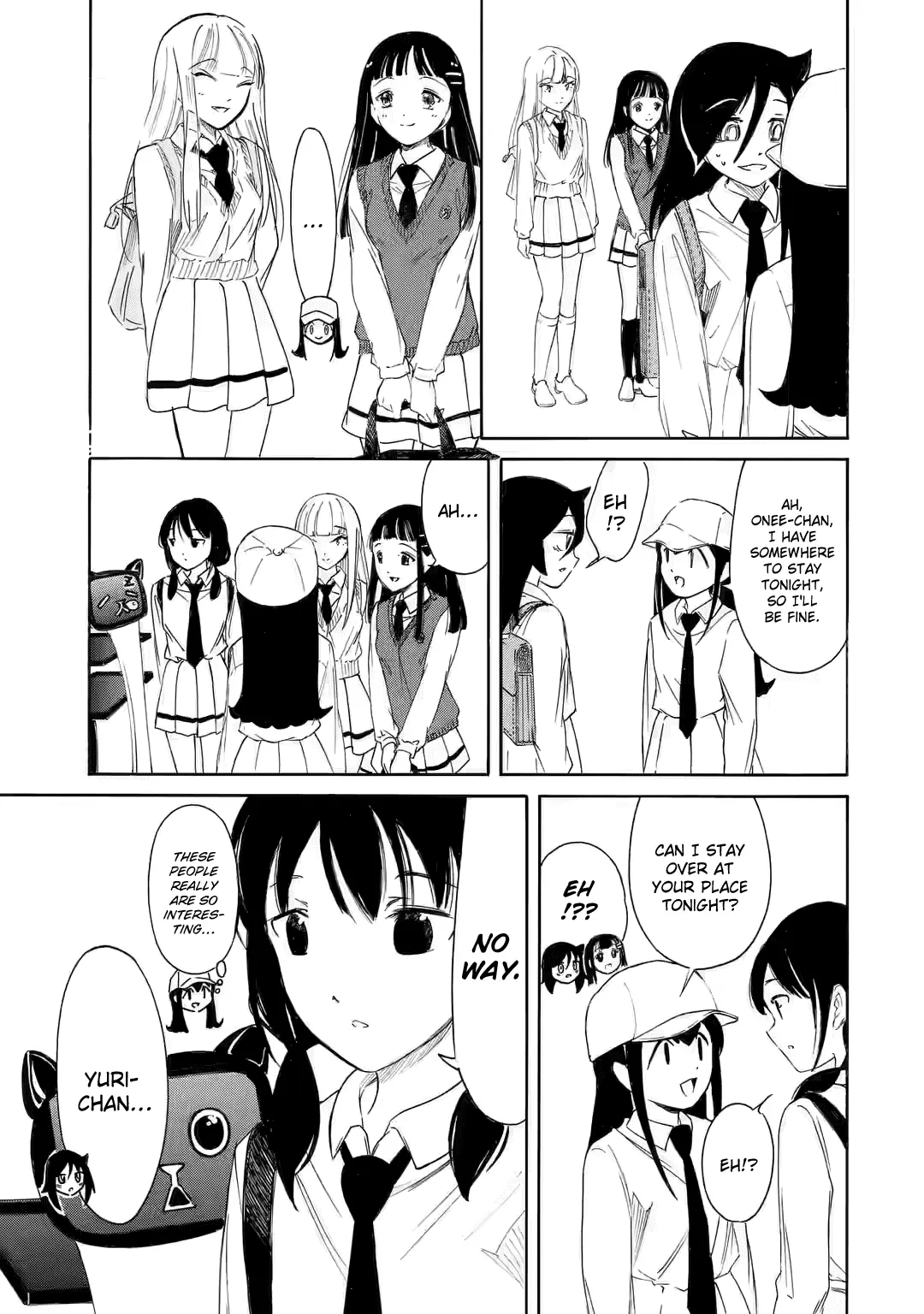 It's Not My Fault That I'm Not Popular! - Chapter 224.5: Watamote Ch224-3: Since I'm Not Popular, The First Day Of The School Festival Comes To An End (Part 3)