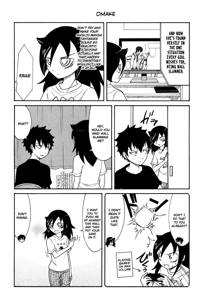 It's Not My Fault That I'm Not Popular! - Chapter 67.5 : Omake