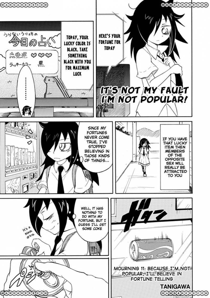 It's Not My Fault That I'm Not Popular! - Vol.2 Chapter 11: Because I'm Not Popular, I'll Believe In Fortune Telling