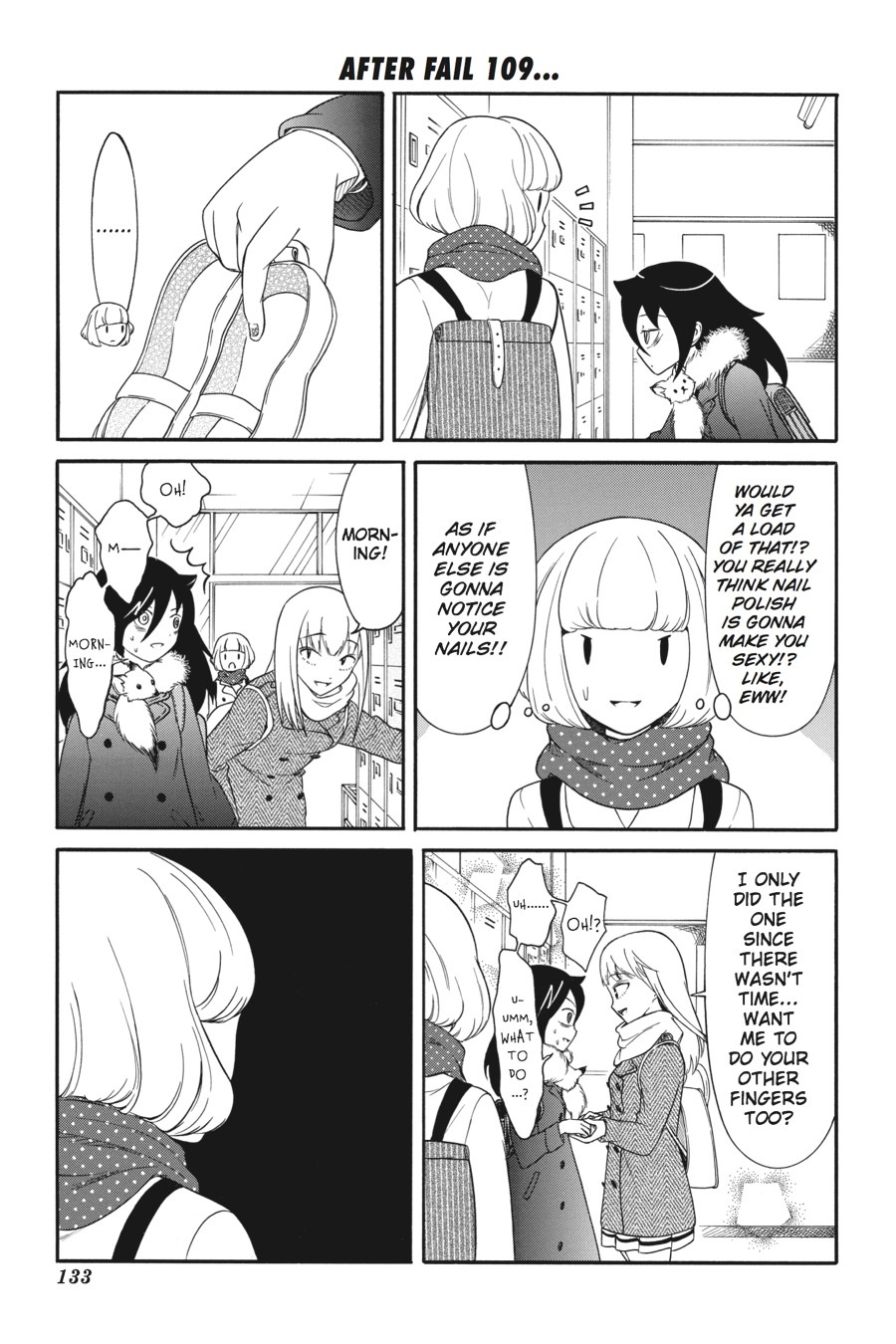 It's Not My Fault That I'm Not Popular! - Chapter 109.5: Fail 109.5