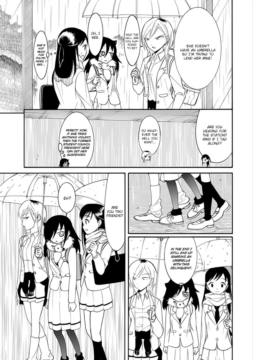 It's Not My Fault That I'm Not Popular! - Vol.10 Chapter 98: Because I'm Not Popular, I'll Go Home In The Winter Rain