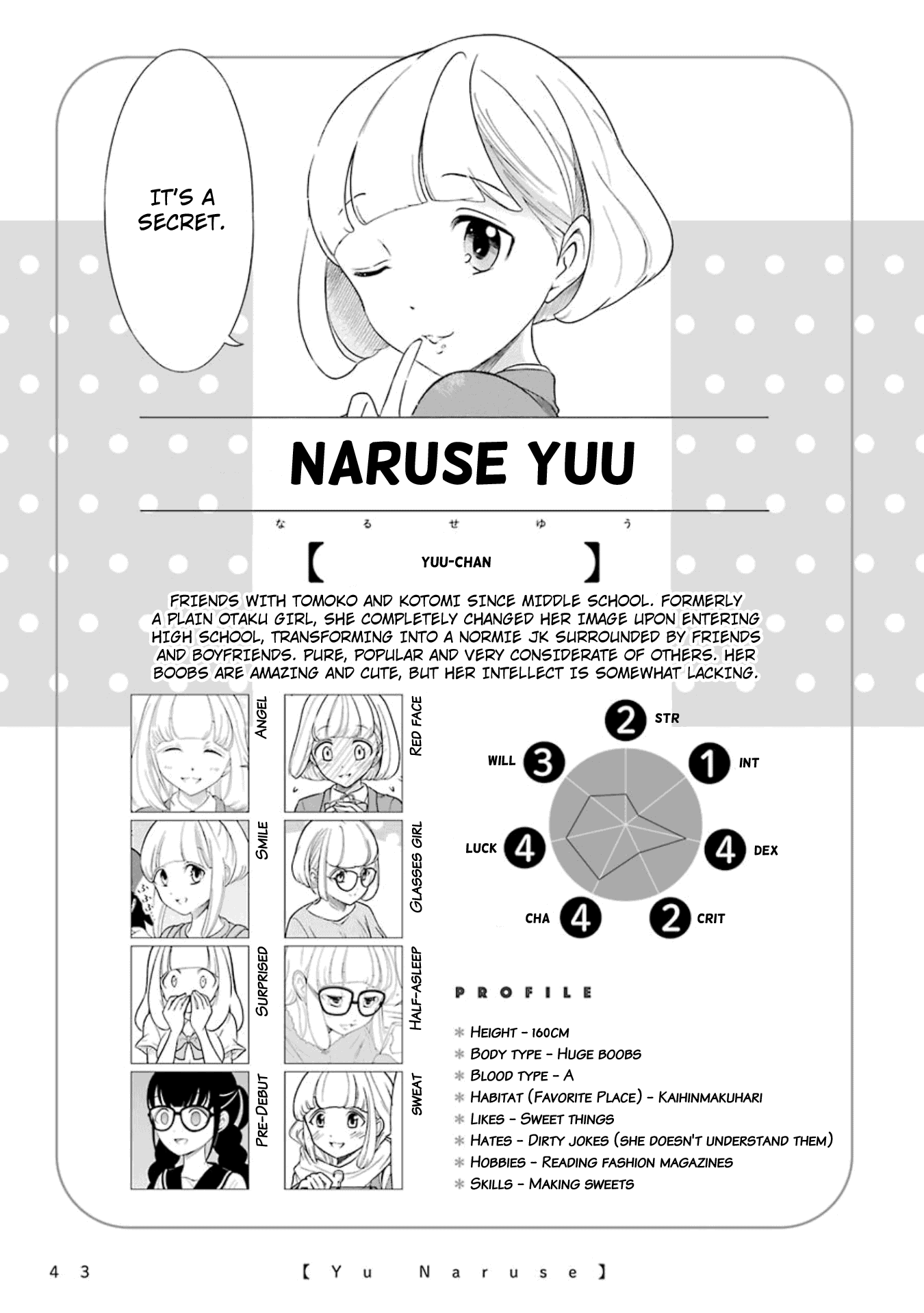 It's Not My Fault That I'm Not Popular! - Vol.18 Chapter 176.6: Volume 18 Special Edition Booklet: Character Introductions