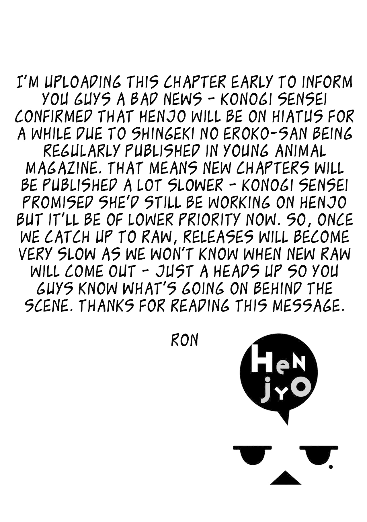 Henjyo - Hen Na Jyoshi Kousei Amaguri Senko - Chapter 71