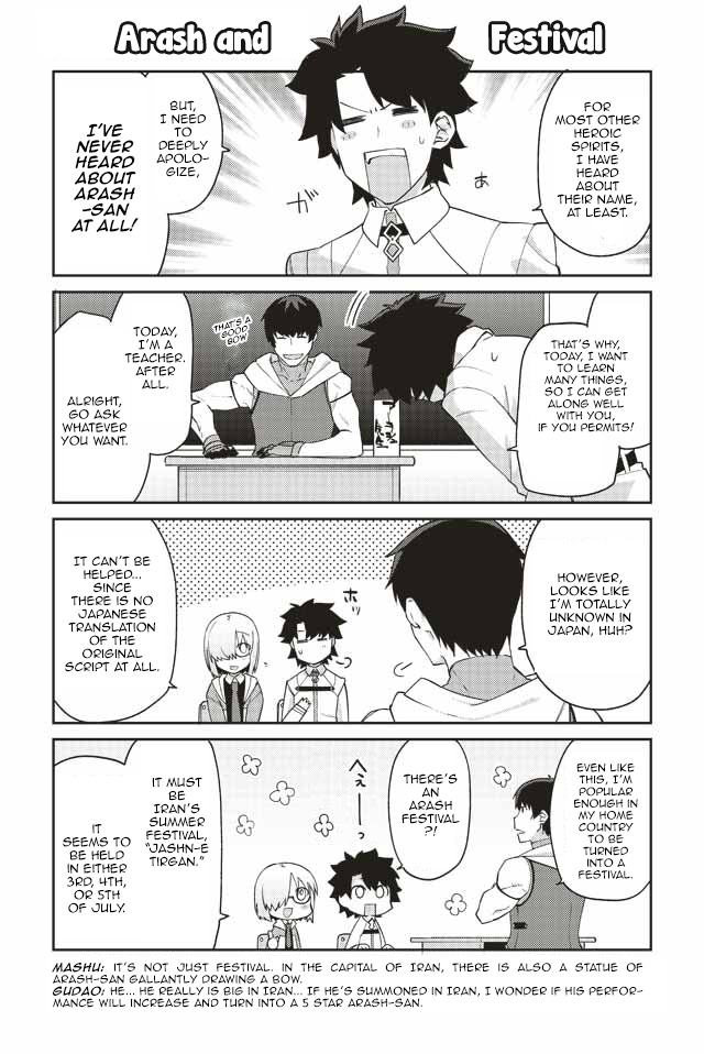 Oshiete Fgo! Ijin To Shinwa No Grand Order - Chapter 1: 1St Period: Arash