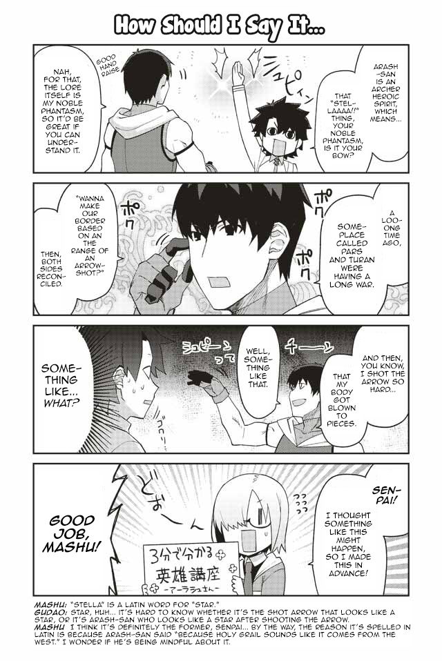 Oshiete Fgo! Ijin To Shinwa No Grand Order - Chapter 1: 1St Period: Arash