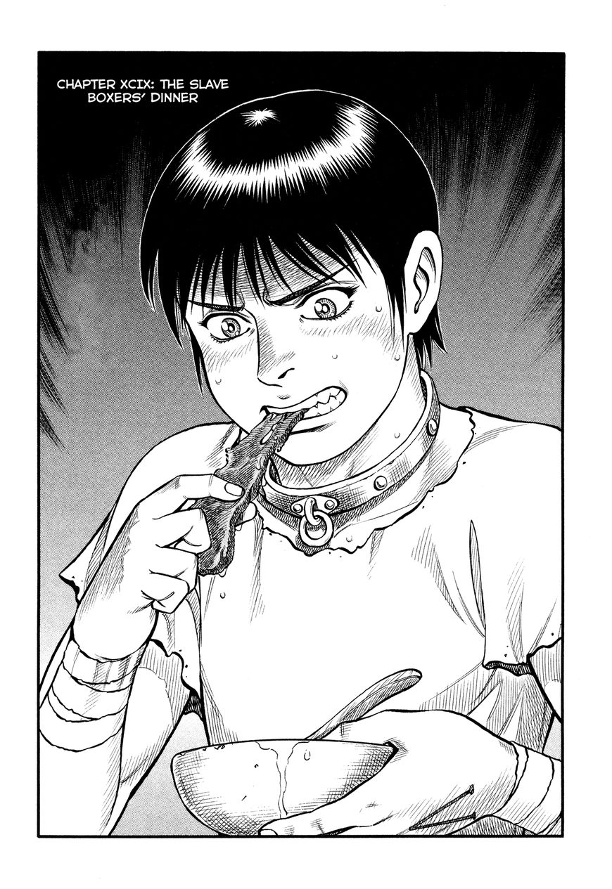 Kento Ankokuden Cestvs - Chapter 99 : The Slave Boxers' Dinner