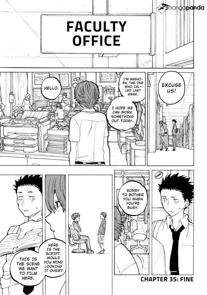 Koe No Katachi - Chapter 35