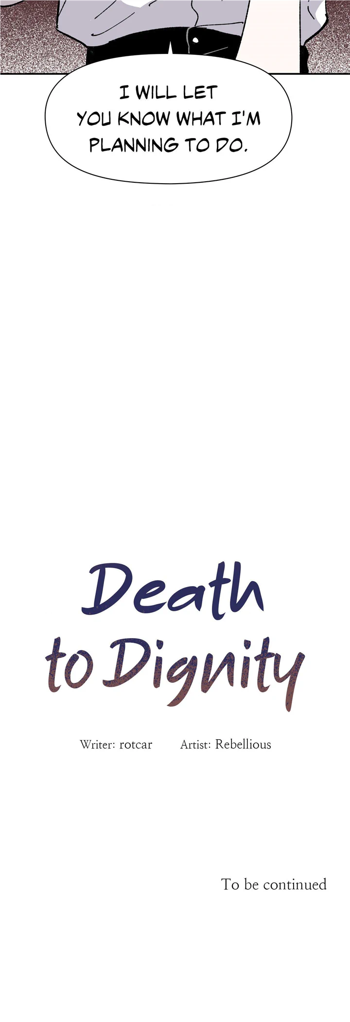 Death To Dignity - Chapter 11