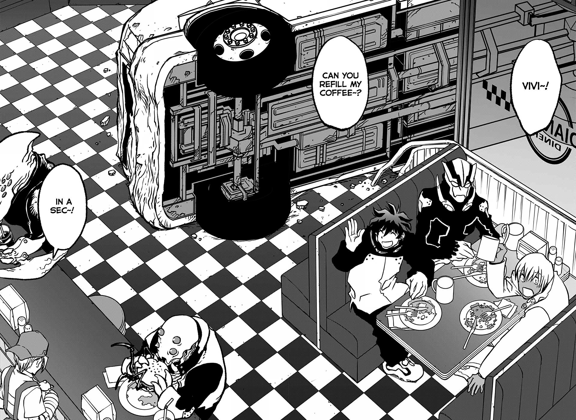 Kekkai Sensen Beat 3 Peat - Vol.2 Chapter 4: Dianne's Diner Rhapsody