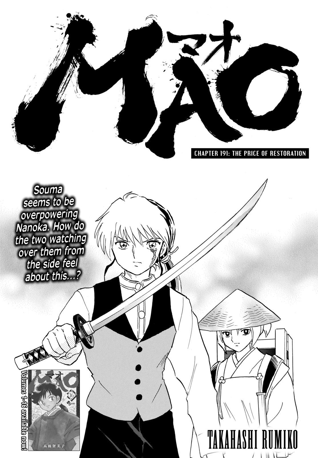 Mao - Chapter 191: The Price Of Restoration