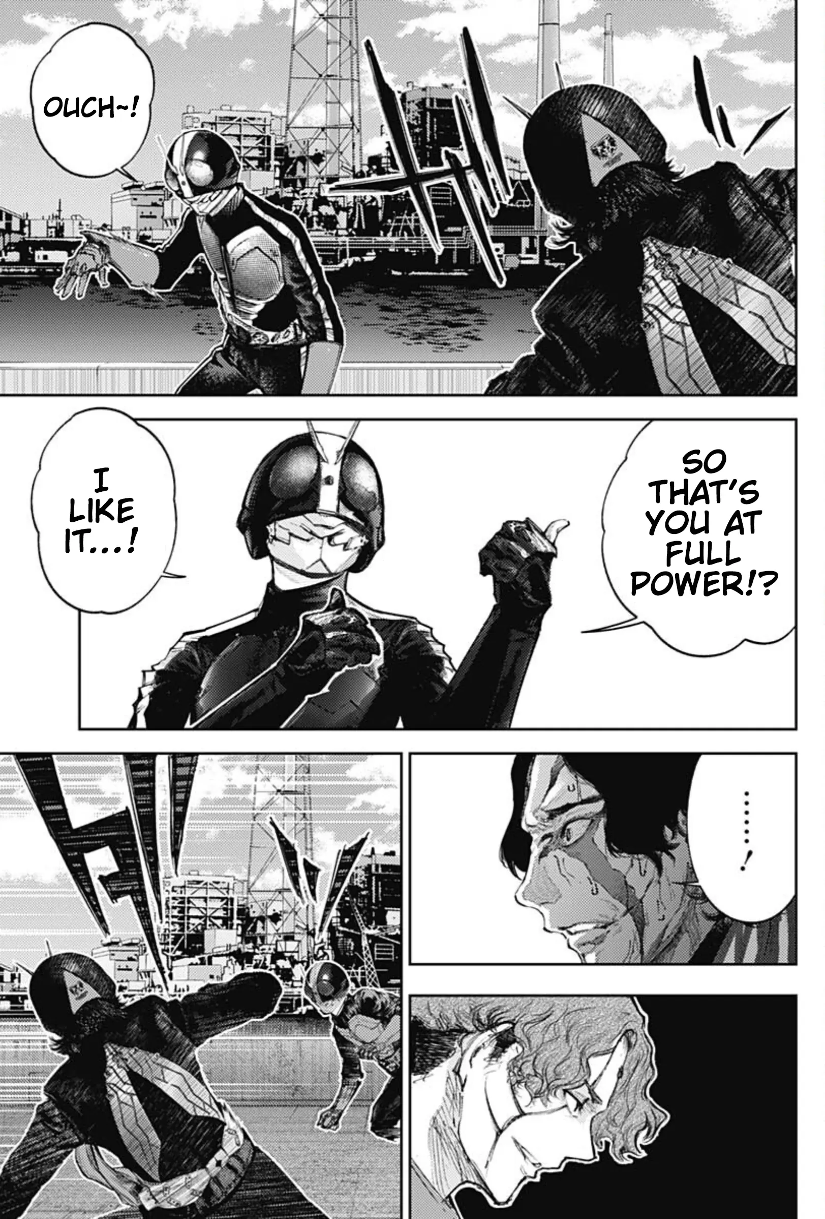 There Is No True Peace In This World -Shin Kamen Rider Shocker Side- - Vol.9 Chapter 77: Give Me All You Have, Hongou