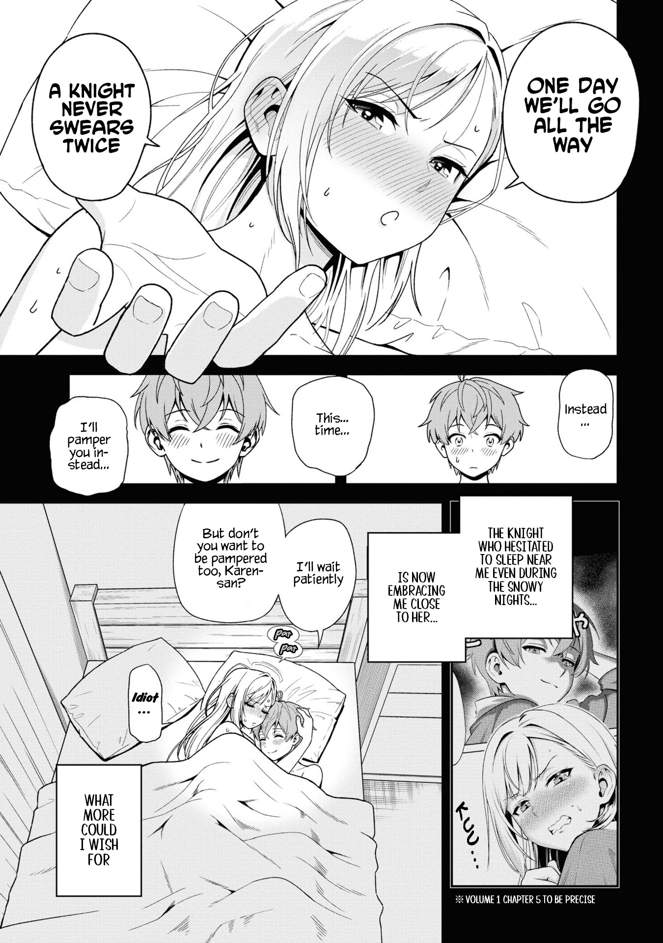 Older Elite Knight Is Cute Only In Front Of Me - Vol.4 Chapter 28.2