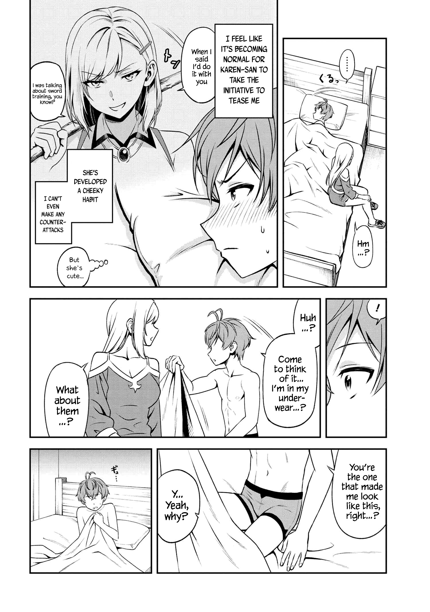 Older Elite Knight Is Cute Only In Front Of Me - Chapter 8.2