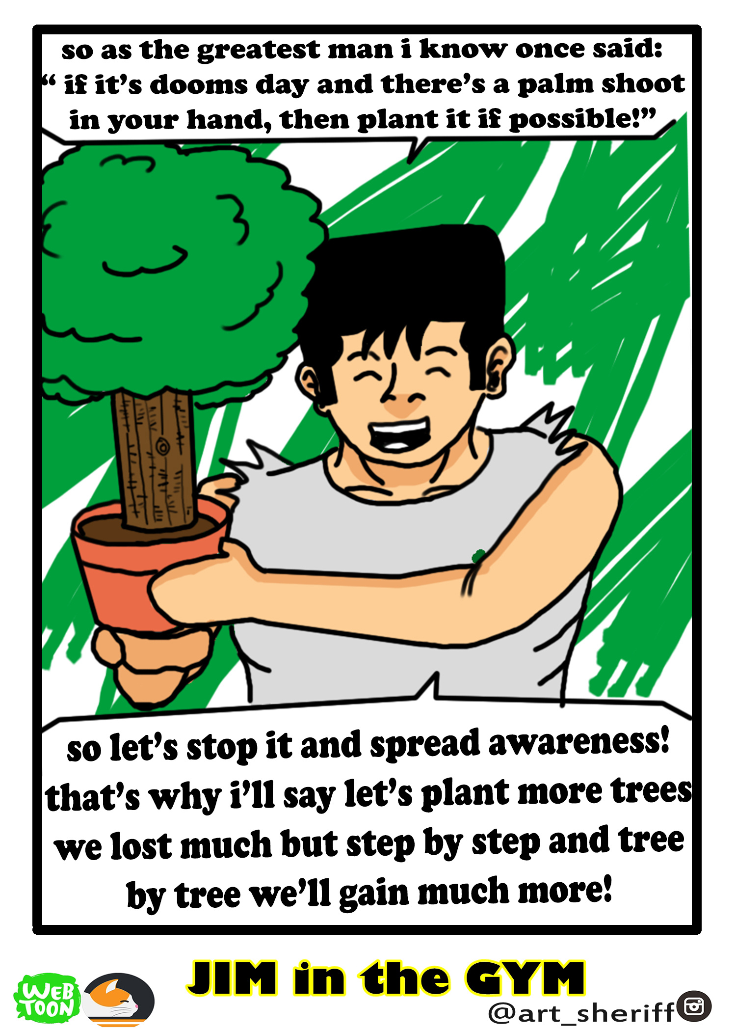 Jim In The Gym - Vol.1 Chapter 39: Save Our Earth, Save The Trees