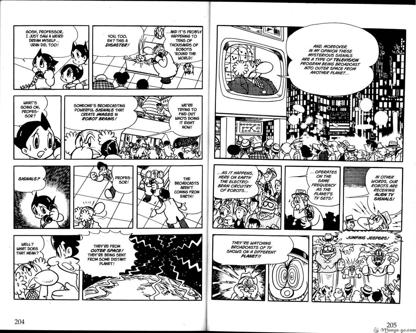 Astro Boy - Vol.12 Chapter 33 : Broadcasts From Outerspace