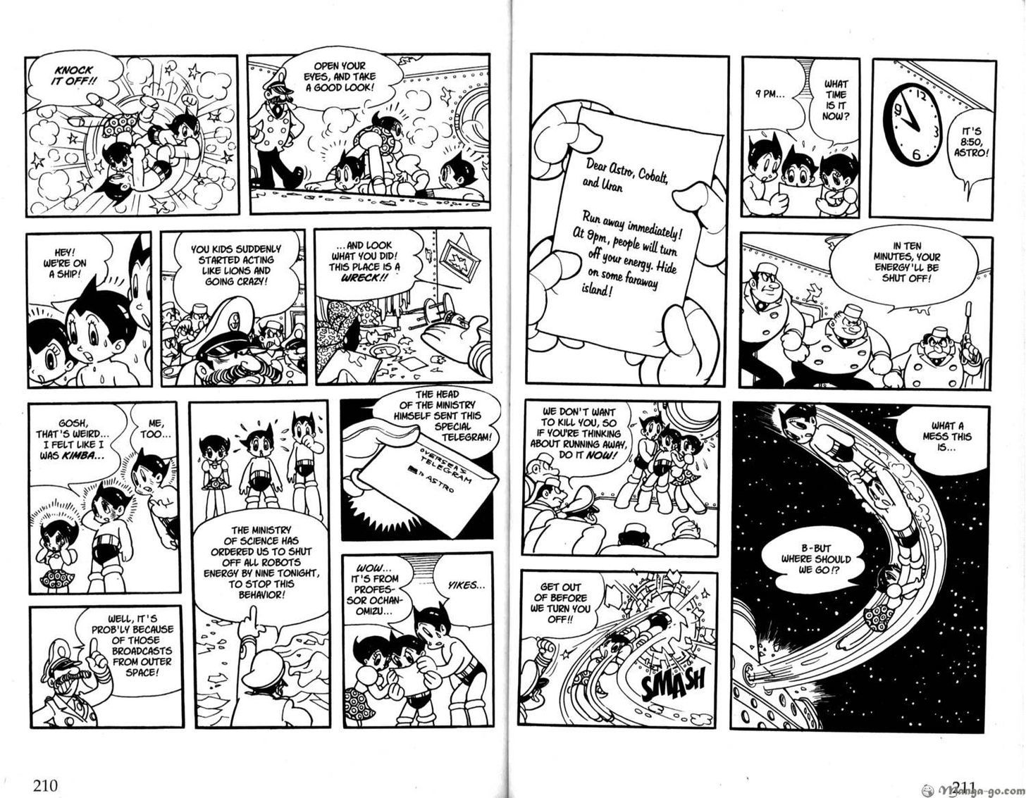 Astro Boy - Vol.12 Chapter 33 : Broadcasts From Outerspace