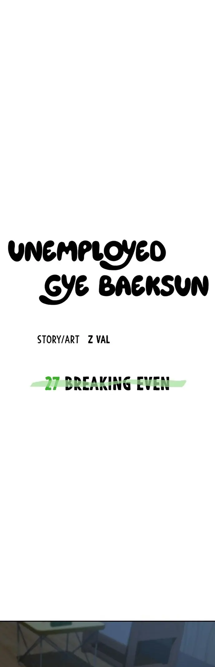 Unemployed Baek-Soon - Chapter 27