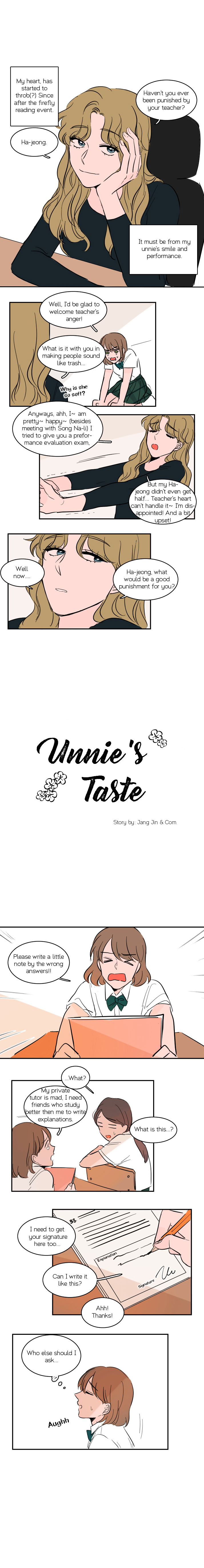 Unnie's Taste - Chapter 8