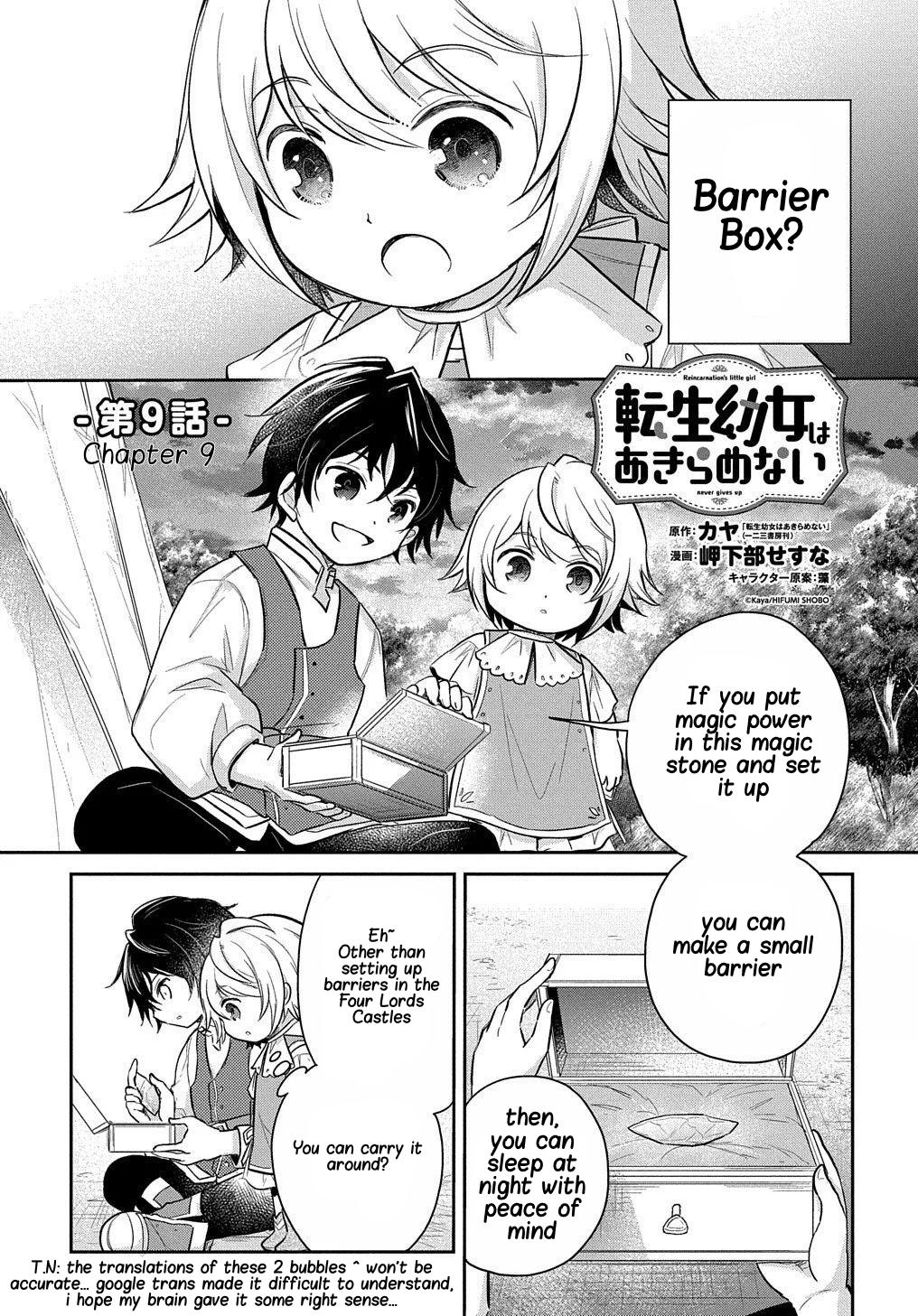 The Reborn Little Girl Won&Rsquo;T Give Up - Chapter 9