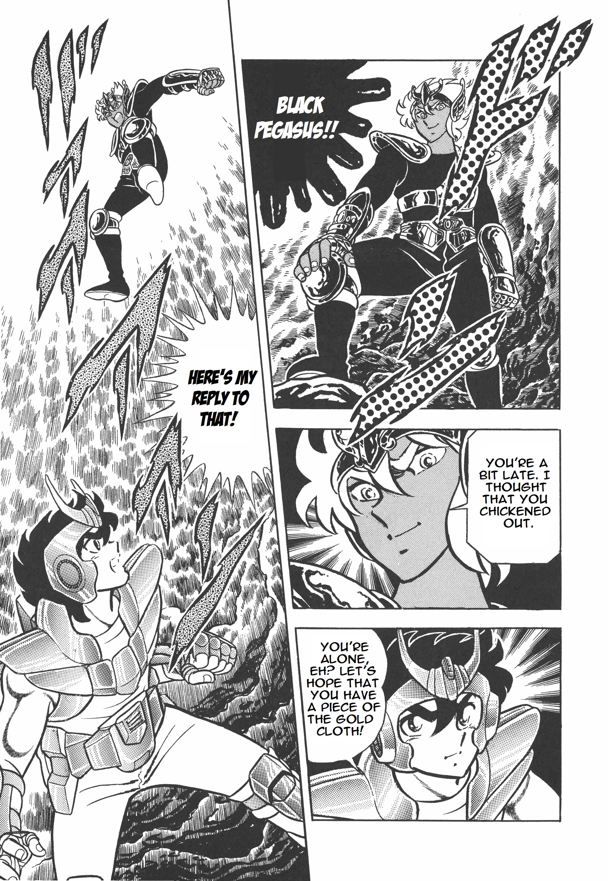 Saint Seiya (Kanzenban Edition) - Vol.3 Chapter 13: Terror Of The Black Death Punch