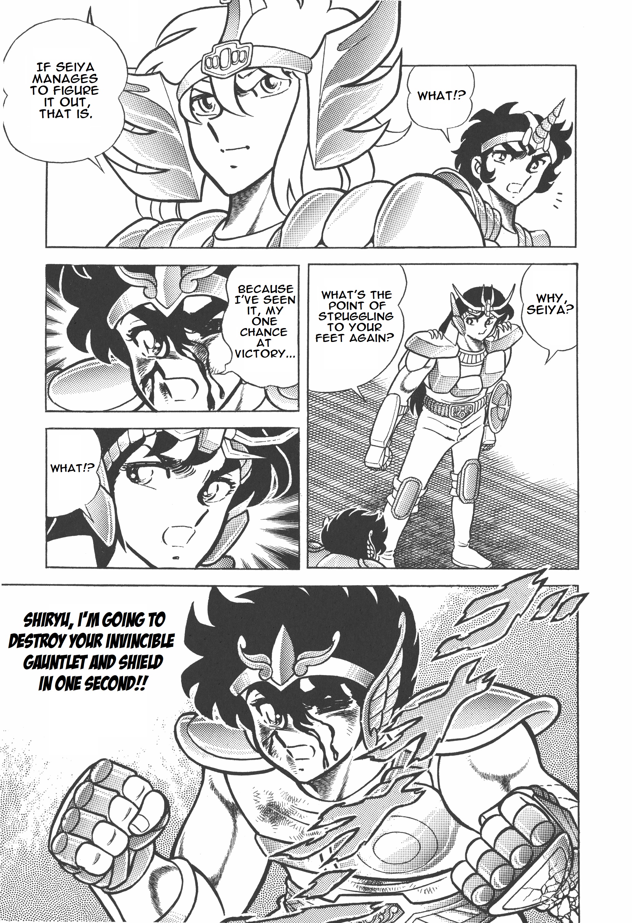 Saint Seiya (Kanzenban Edition) - Vol.2 Chapter 6.02: Dragon, The Strongest Gauntlet And Shield (Part Two)