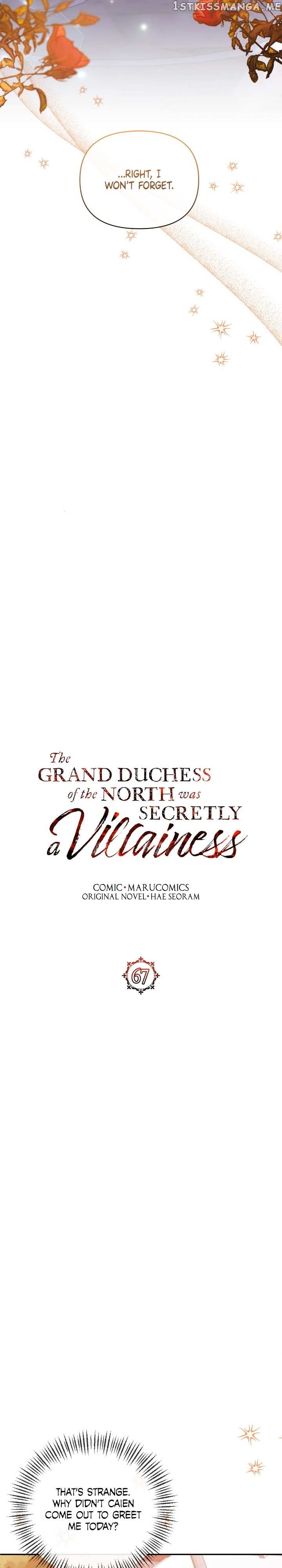 The Grand Duchess Of The North Was Secretly A Villainess - Chapter 67