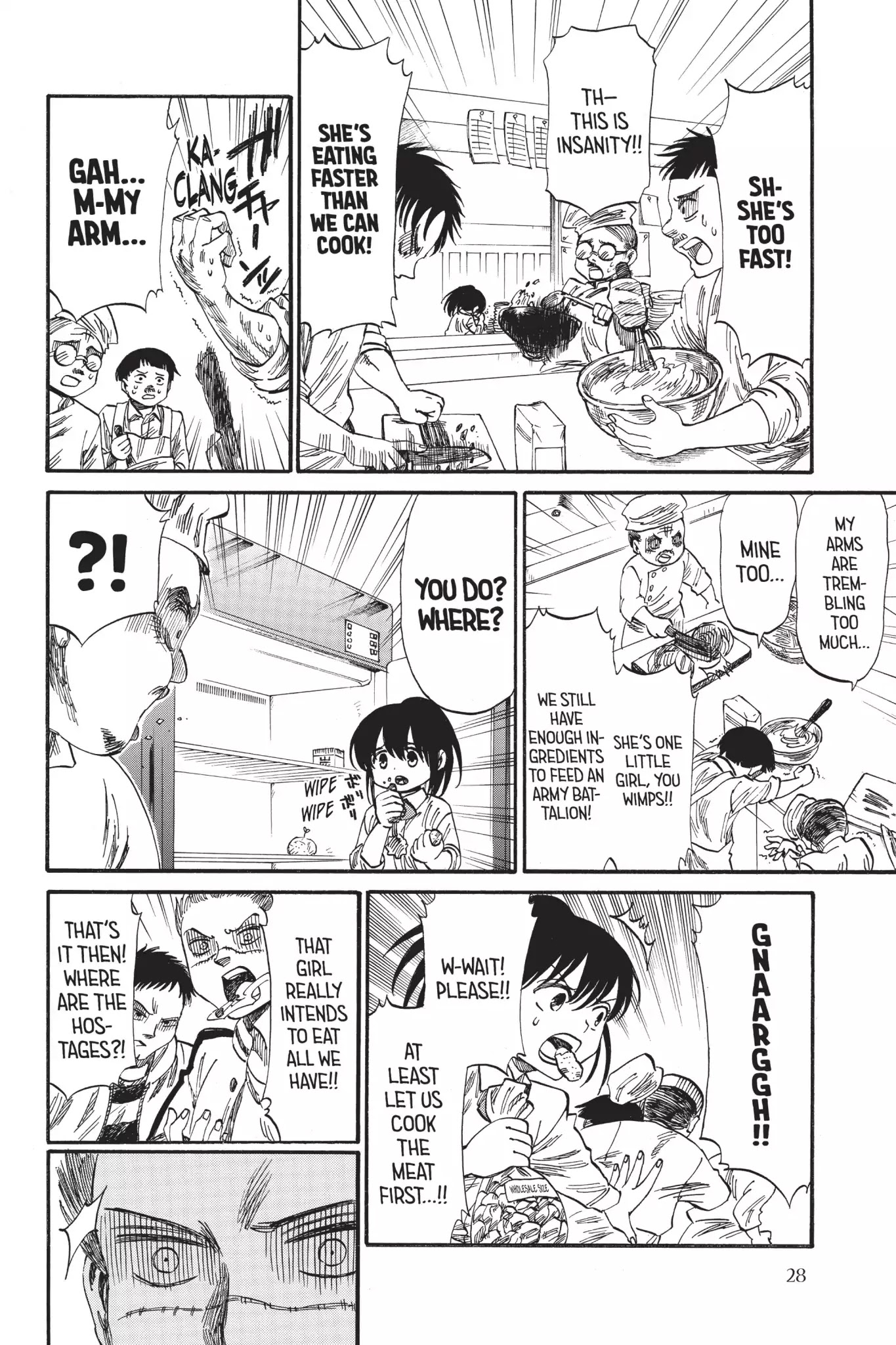 Attack On Titan: Junior High - Chapter 32.6: Field Trip 2: Food Right! Sasha