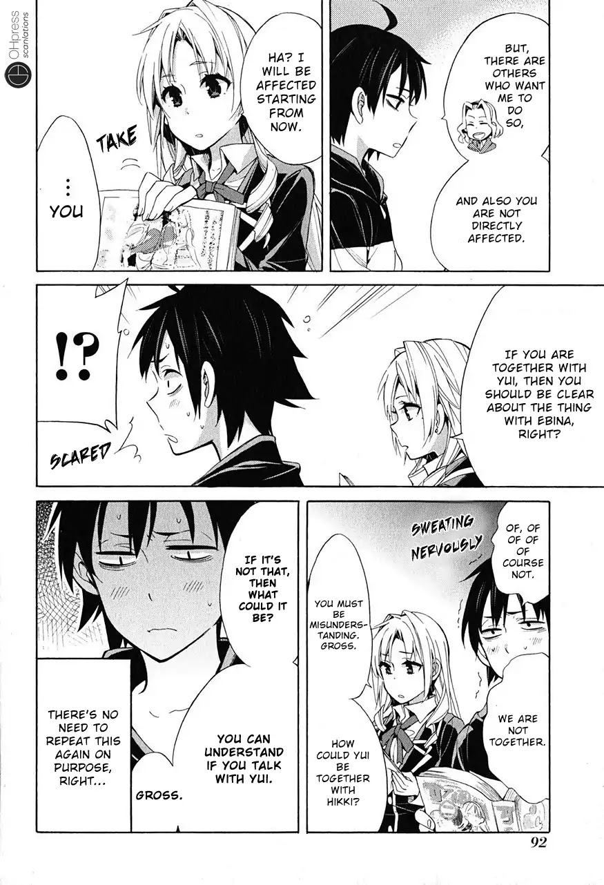 Yahari Ore No Seishun Rabukome Wa Machigatte Iru. - Mougenroku - Chapter 28