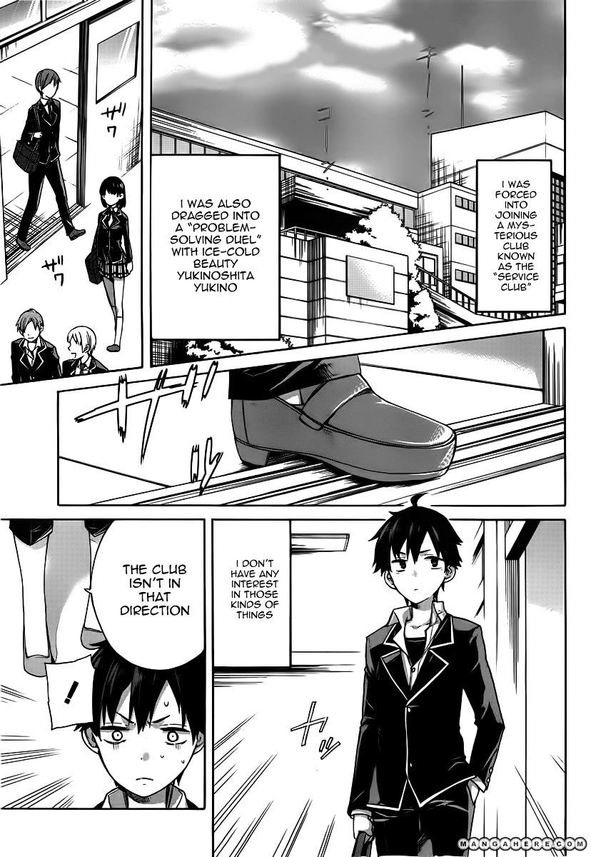 Yahari Ore No Seishun Rabukome Wa Machigatte Iru. - Mougenroku - Chapter 2 : No Friends, Thus No Girlfriends