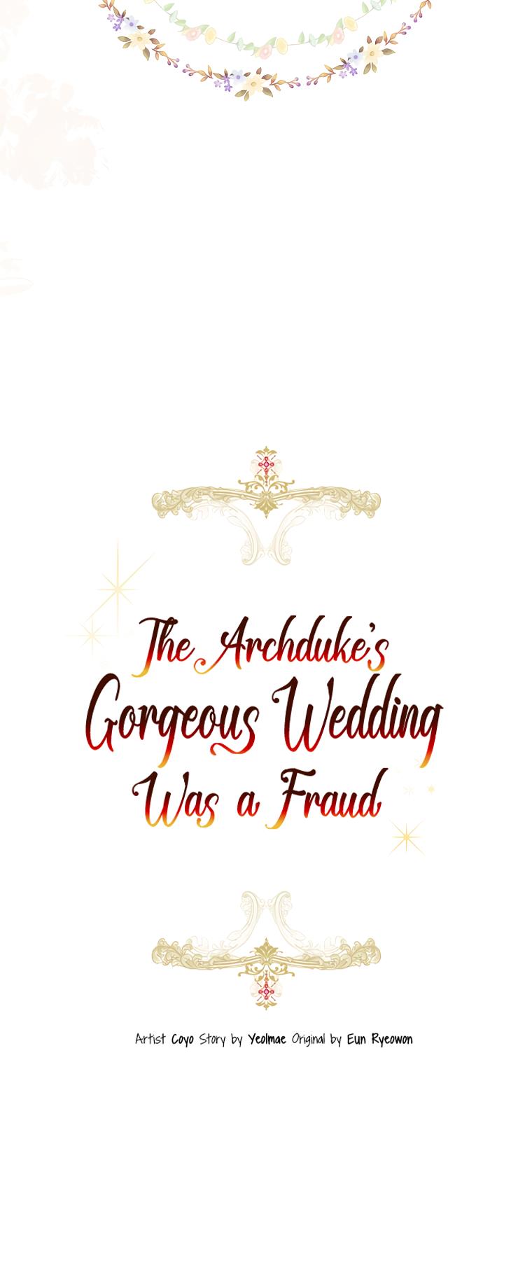 The Archduke's Gorgeous Wedding Was A Fraud - Vol.1 Chapter 30