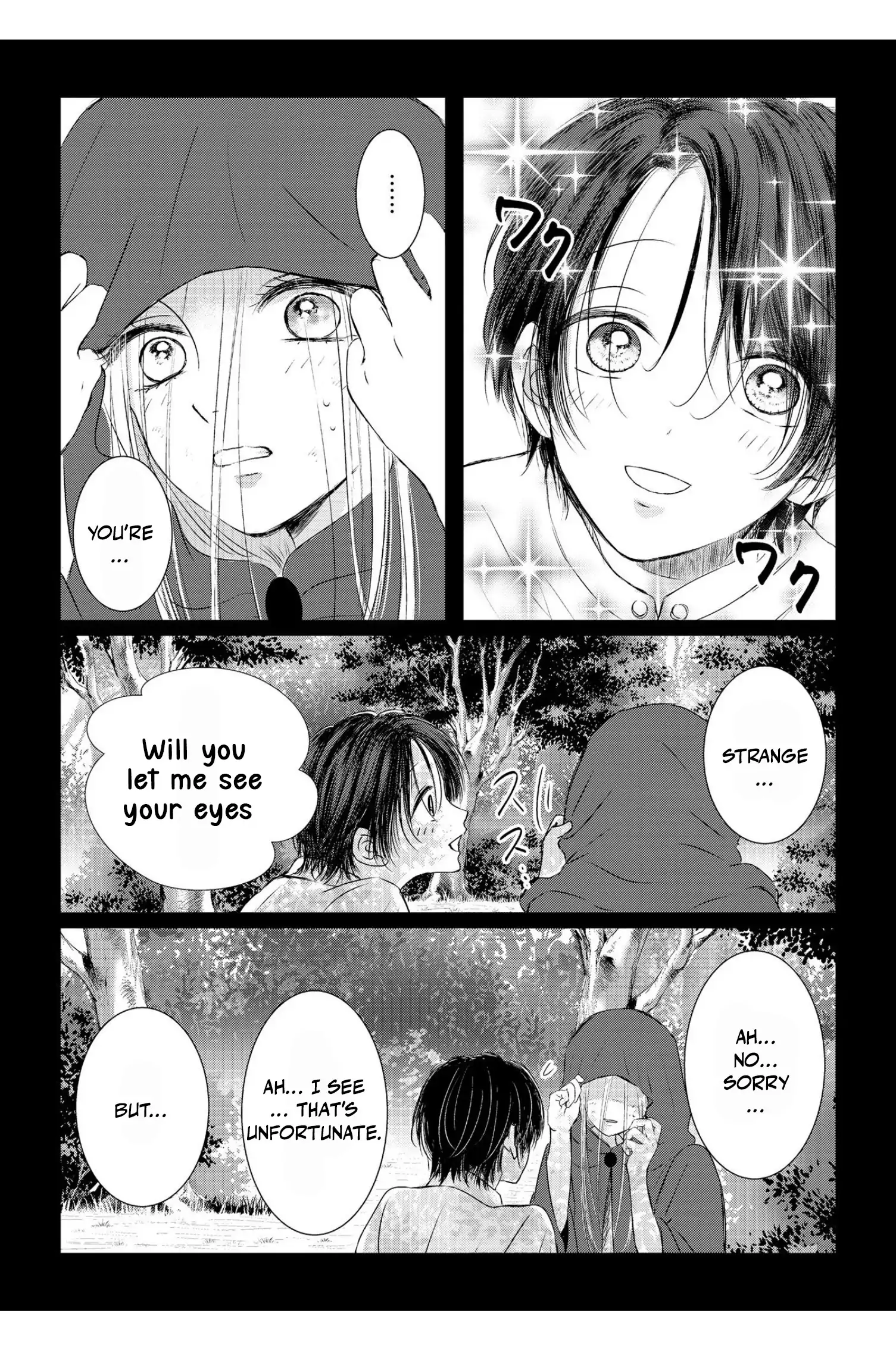 ‏hiding your eyes is such a shame you are incredibly beautiful - Chapter 8