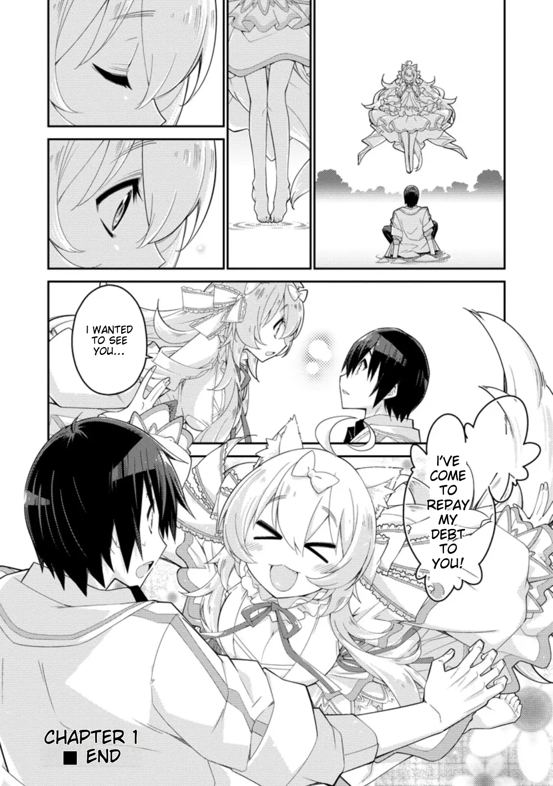 Kemono No Kuni Ni Kou Taiguu De Manekareru: Mori De Tasuketa Shinjuu To Kemomimi Bishoujotachi Ni Mechakucha Dekiaisare Nagara Slow Life O Tanoshinderu - Vol.1 Chapter 1