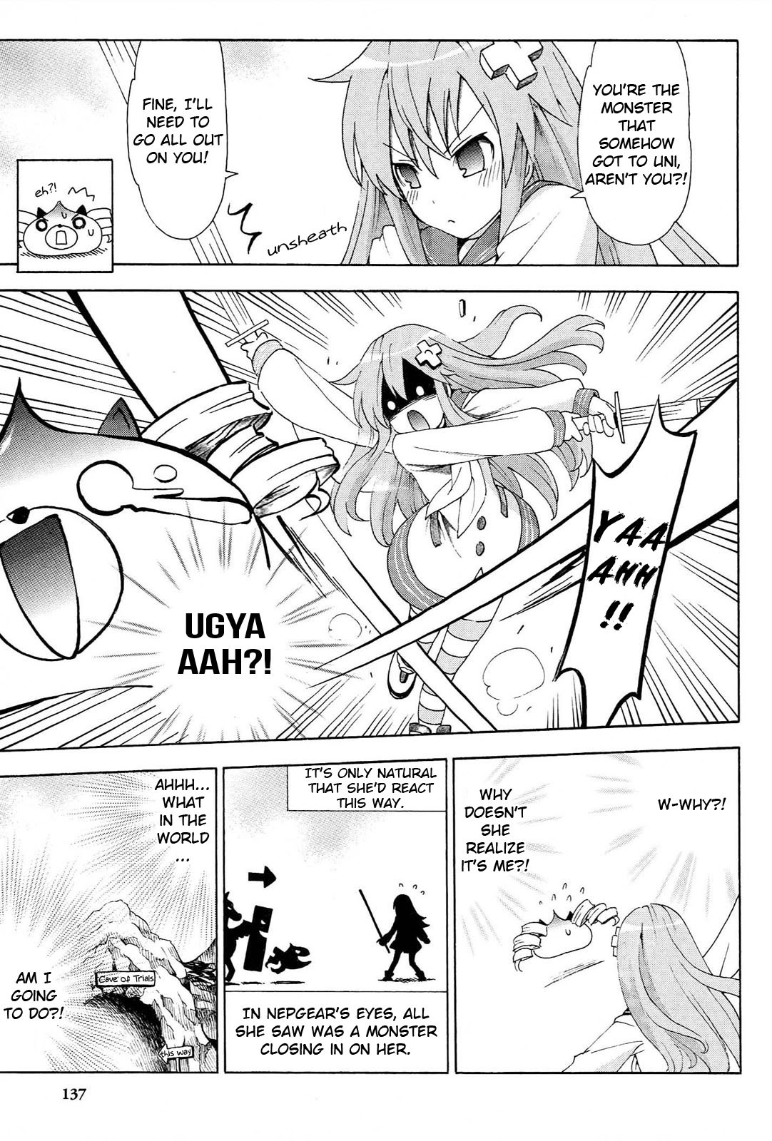 Choujigen Game Neptune - Megami Tsuushin - Chapter 17