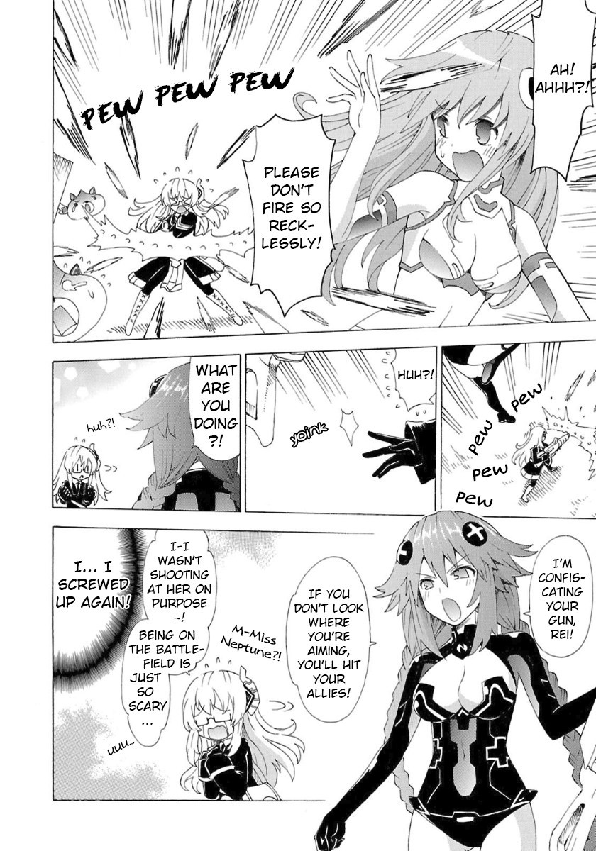 Choujigen Game Neptune - Megami Tsuushin - Chapter 34: The Rei Battlefield Crisis