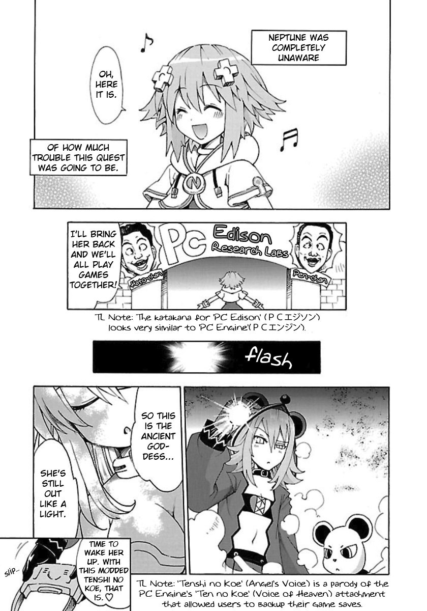 Choujigen Game Neptune - Megami Tsuushin - Chapter 25